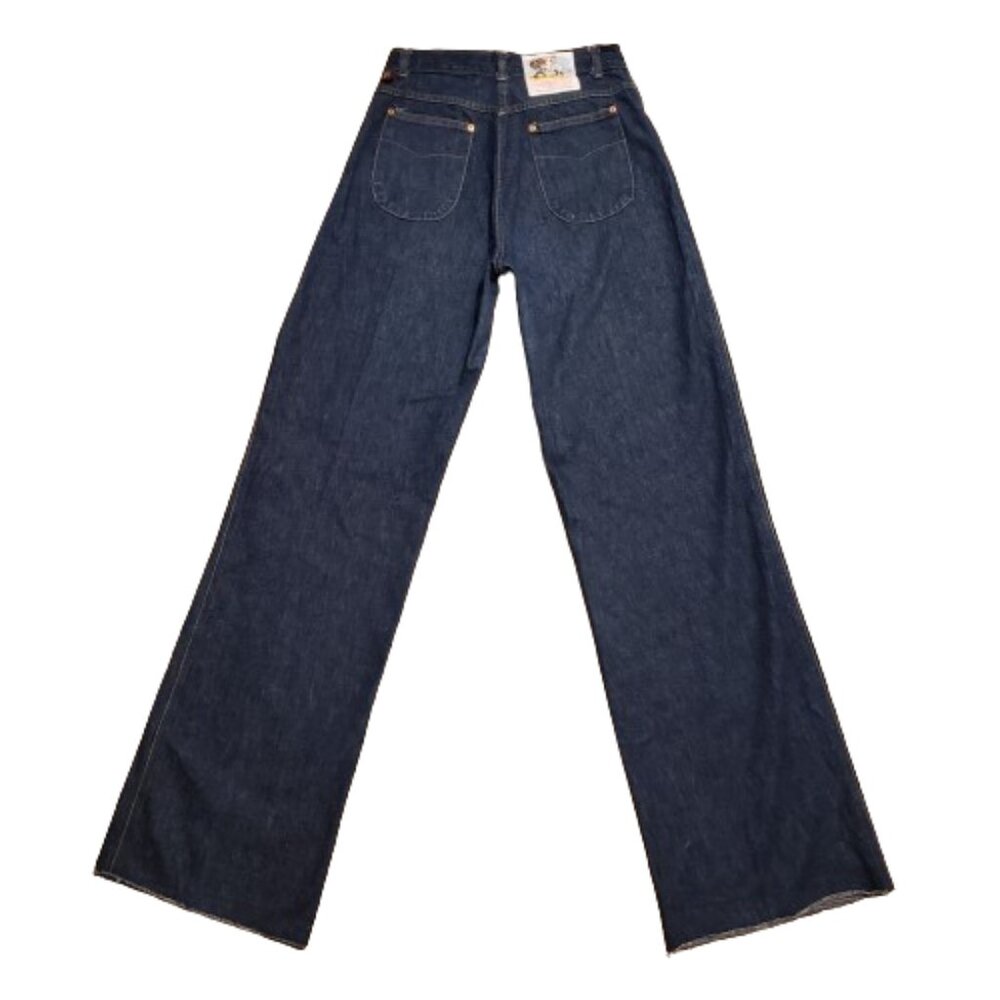 Vintage Appaloosa Blue Jeans Women's 28 Denim Wide Leg Western Wear Ranchwear